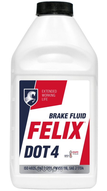 Жидкость тормозная Felix DOT4 455г